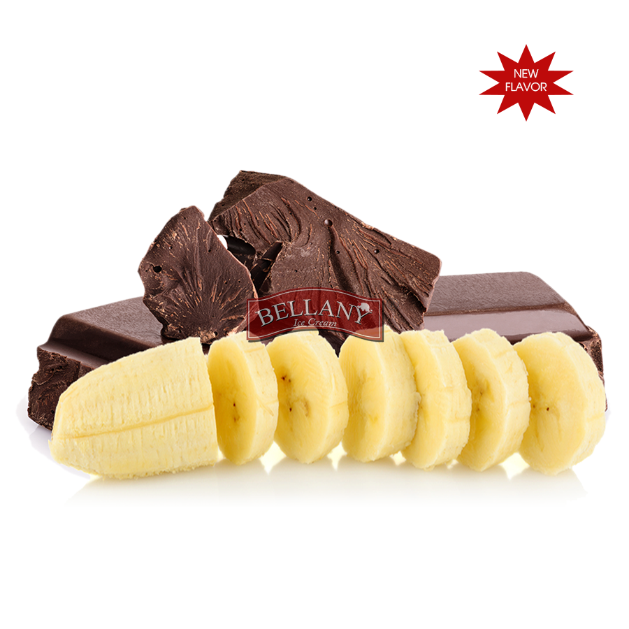 Banana Chocochips Ice Cream